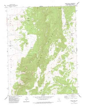 Bullwhack Summit USGS topographic map 38114g8