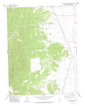 North Spring Point topo map