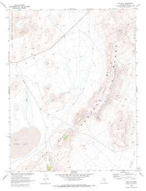 The Wall topo map