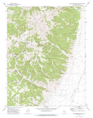 Northumberland Pass USGS topographic map 38116h7