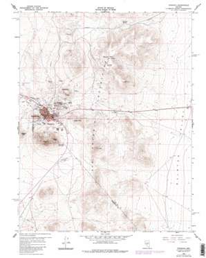 Tonopah USGS topographic map 38117a2