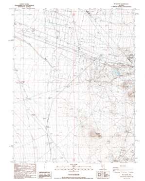 Mount Butte topo map