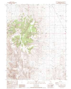 San Antonio Well USGS topographic map 38117c2