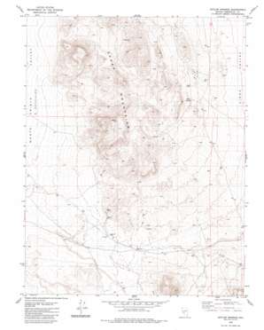 Outlaw Springs USGS topographic map 38117c6