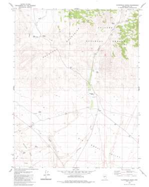 Cloverdale Ranch topo map