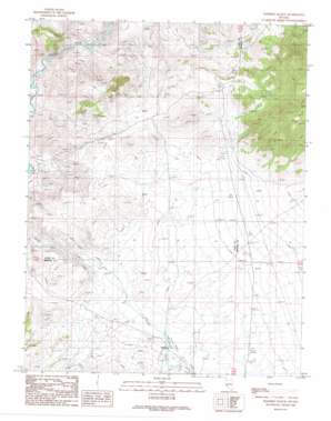Ninemile Ranch topo map