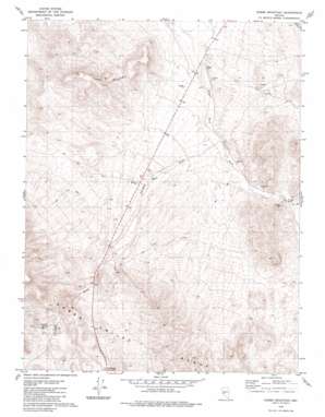Gabbs Mountain USGS topographic map 38118f1