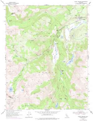 Pickel Meadow topo map