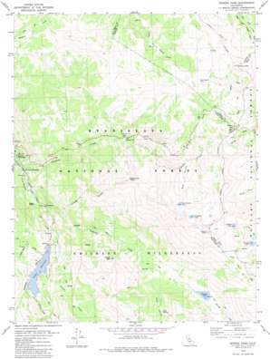 Sonora Pass topo map