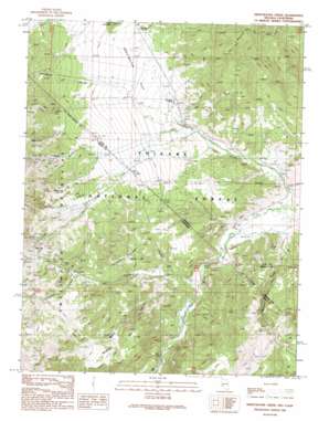 Sweetwater Creek topo map