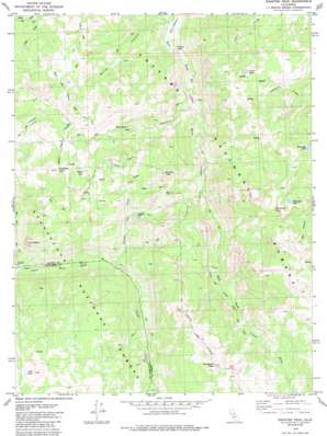 Disaster Peak USGS topographic map 38119d6