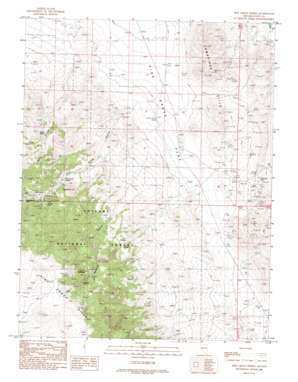Pine Grove Spring USGS topographic map 38119f1