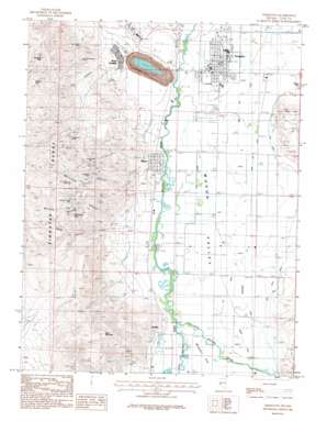 Yerington USGS topographic map 38119h2