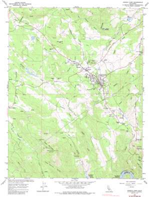 Angels Camp topo map
