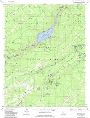 Pinecrest USGS topographic map 38120b1