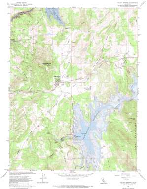 Valley Springs topo map