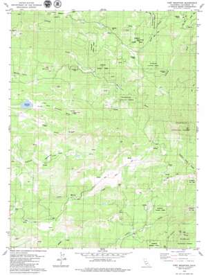 Fort Mountain topo map