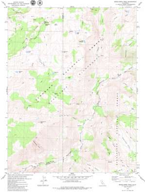 Mokelumne Peak USGS topographic map 38120e1