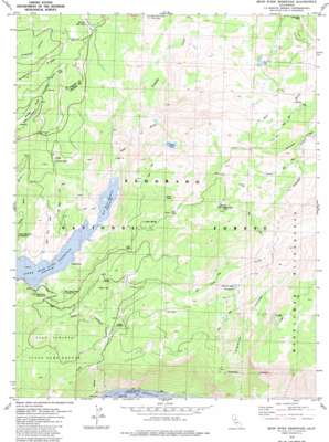 Bear River Reservoir USGS topographic map 38120e2