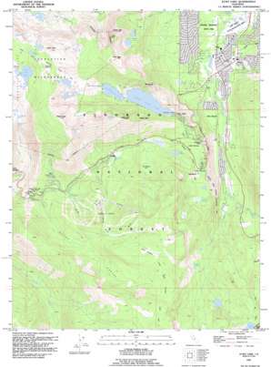 Echo Lake USGS topographic map 38120g1