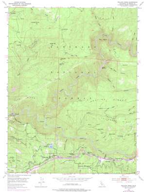 Pollock Pines topo map