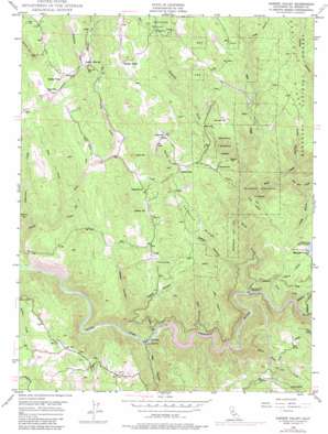 Garden Valley USGS topographic map 38120g7