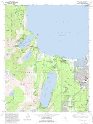 Emerald Bay topo map