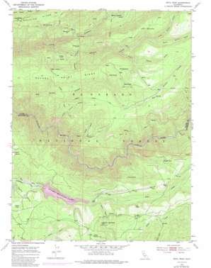 Robbs Peak USGS topographic map 38120h5