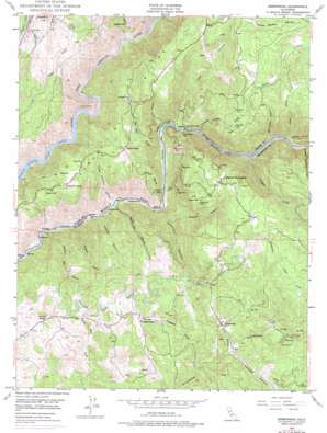 Greenwood topo map