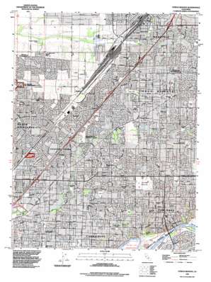 Citrus Heights topo map
