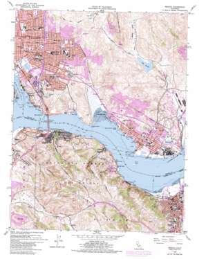 Benicia USGS topographic map 38122a2