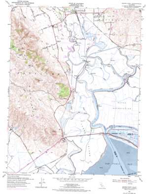 Sears Point topo map