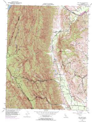 Mount Vaca USGS topographic map 38122d1