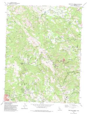 Mark West Springs topo map