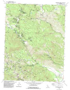 Whispering Pines topo map