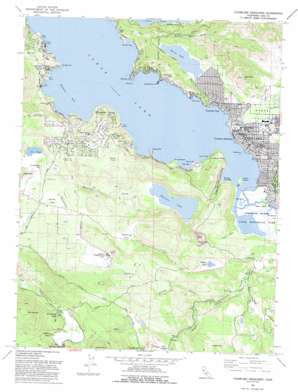 Clearlake topo map