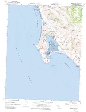 Bodega Head USGS topographic map 38123c1
