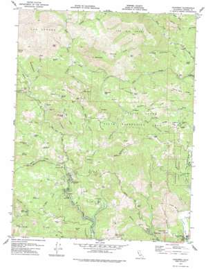 Cazadero USGS topographic map 38123e1