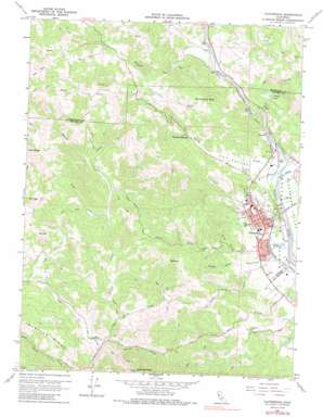 Cloverdale USGS topographic map 38123g1
