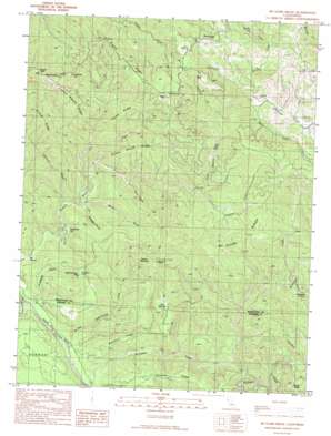 Mcguire Ridge topo map