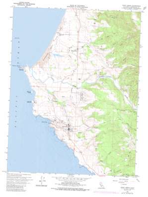 Point Arena USGS topographic map 38123h6