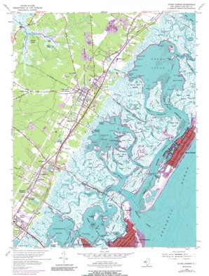 Stone Harbor USGS topographic map 39074a7