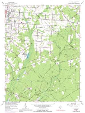 Five Points topo map