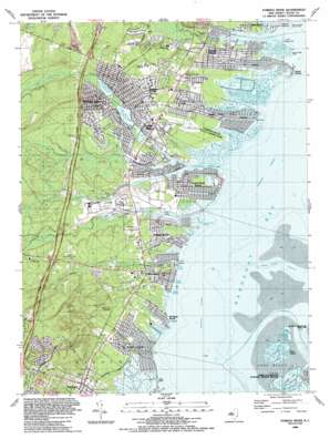 Forked River USGS topographic map 39074g2