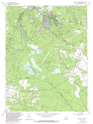 Medford Lakes USGS topographic map 39074g7