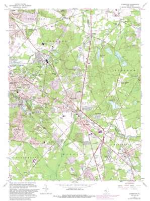 Clementon USGS topographic map 39074g8