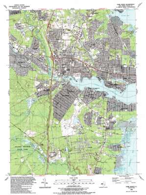 Toms River USGS topographic map 39074h2