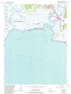 Port Norris topo map