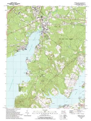 North East topo map