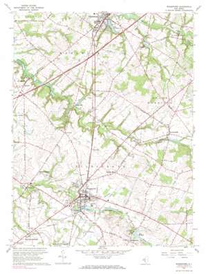 Woodstown USGS topographic map 39075f3